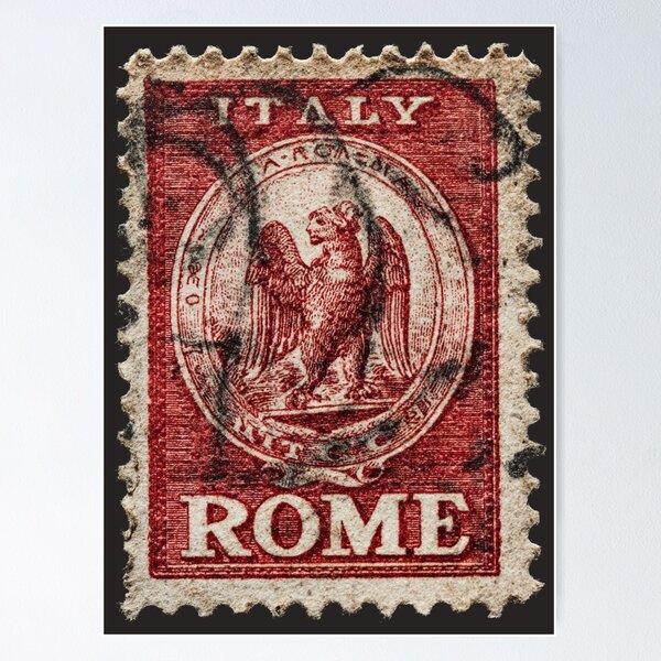 Item preview, Italy Postal Stamp - Rome designed and sold by Sketch-Shack.