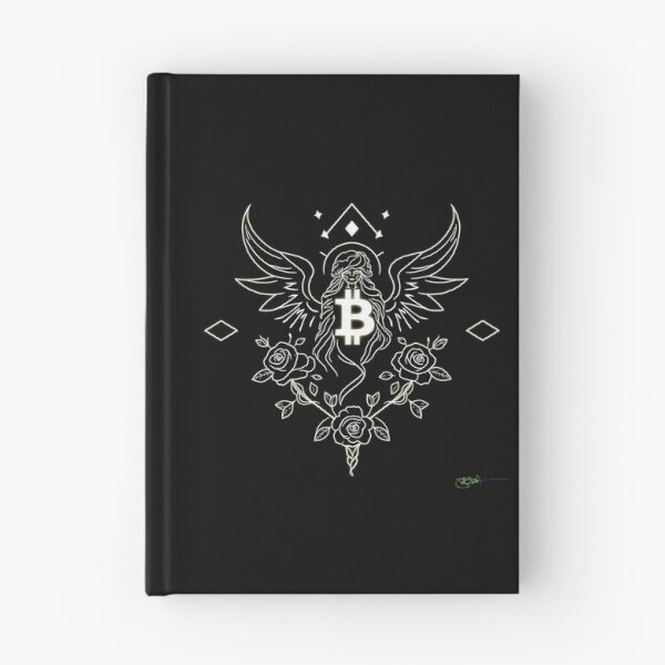 Item preview, Bitcoin Winged Symbol Geometry – Futuristic Crypto Commander Artwork designed and sold by Benito Del Ray.
