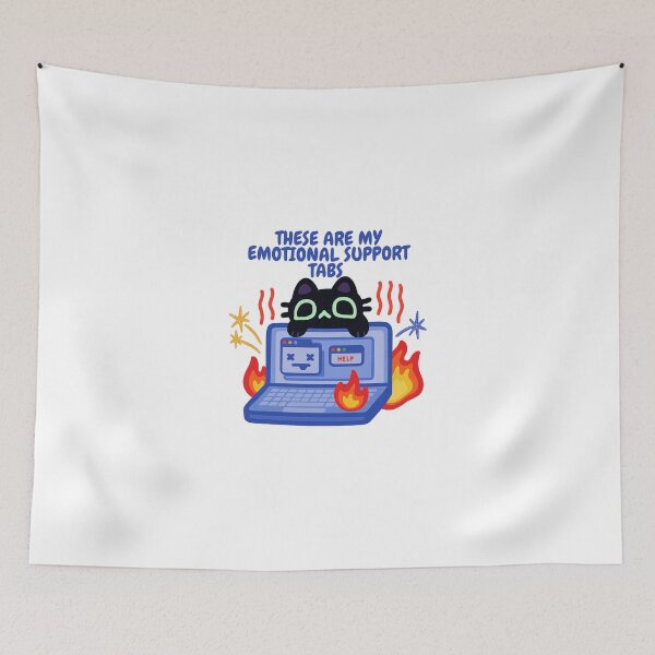 Item preview, These Are My Emotional Support Tabs designed and sold by SnorkleSupply.
