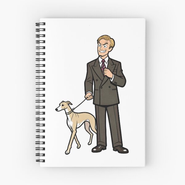Item preview, I'M LISTENING.. High Brow Seattle Cuties - Niles - Two Dozen and One Greyhounds designed and sold by CleverCulture.