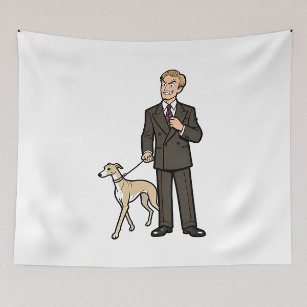 Item preview, I'M LISTENING.. High Brow Seattle Cuties - Niles - Two Dozen and One Greyhounds designed and sold by CleverCulture.