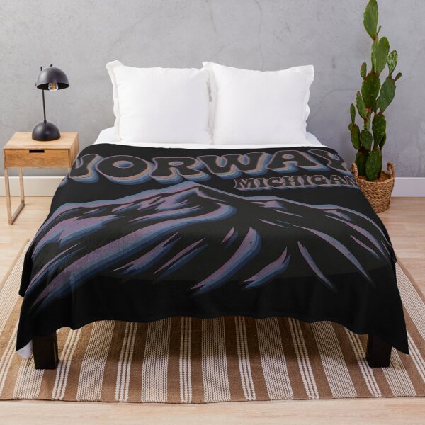 Item preview, Norway, Michigan Retro Mountain designed and sold by TheOldMittenIllustrated.