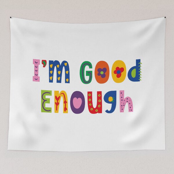 Item preview, I'm good enough lettering designed and sold by SweetberryHouse.