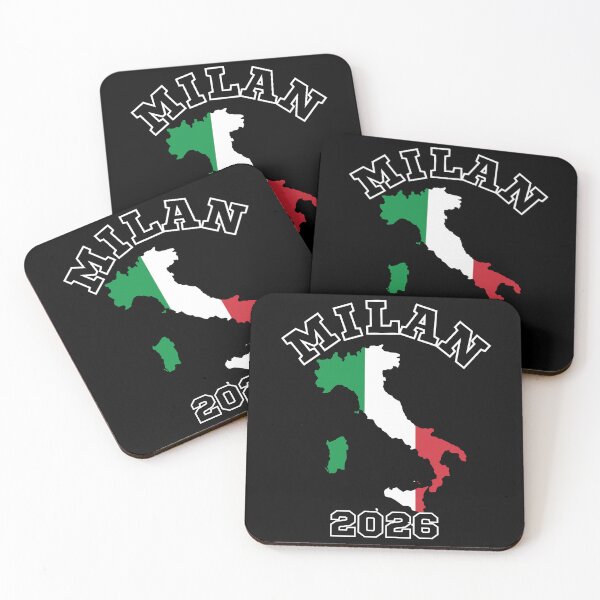 Item preview, Milan Italy Flag Map 2026 designed and sold by legendaryskins.
