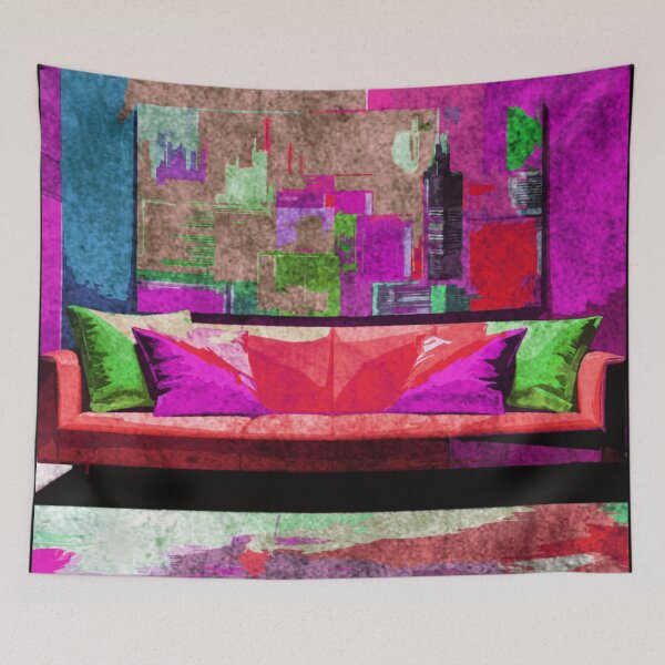 Item preview, Abstract sofa designed and sold by kinpirks.