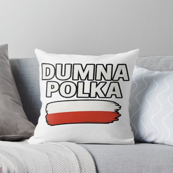 Item preview, Dumna Polka – Polish pride, a flag painted with a brush designed and sold by JOANNASKAH.