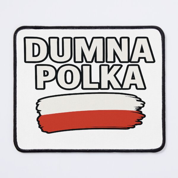 Item preview, Dumna Polka – Polish pride, a flag painted with a brush designed and sold by JOANNASKAH.