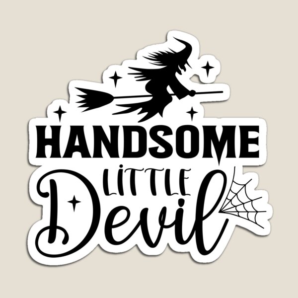 Item preview, Handsome Little Devil - Cute Baby Halloween Costume Pun designed and sold by FuzionRaptor.