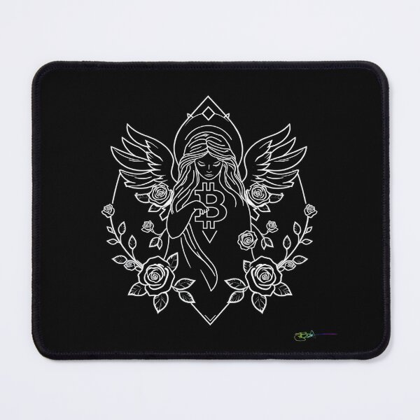 Item preview, Bitcoin Phoenix Geometry Art – Futuristic Crypto Commander Artwork designed and sold by Benito Del Ray.
