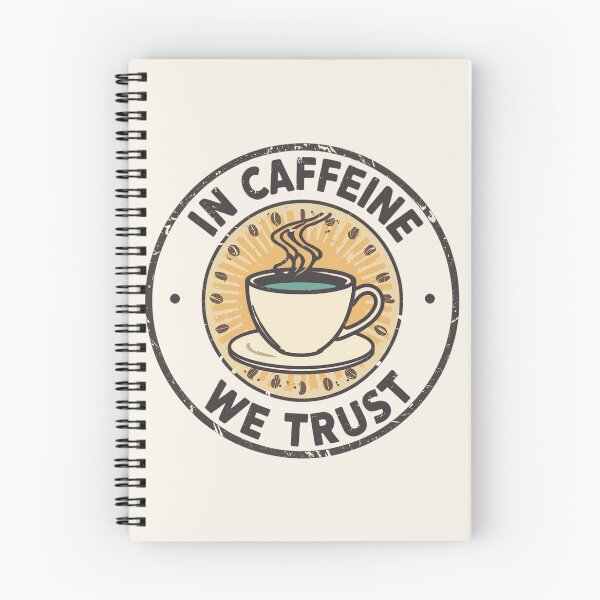 Item preview, In Caffeine We Trust – Vintage Coffee Lover Design designed and sold by Design Delinquent.