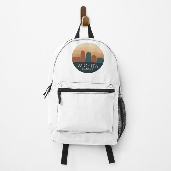Item preview, Wichita Kansas Minimal Skyline – Retro Desert Sunset City Design designed and sold by CircinusStore.
