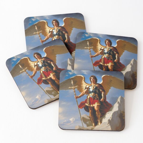Item preview, Archangel Standing on Rocky Cliff designed and sold by afrancisCL.