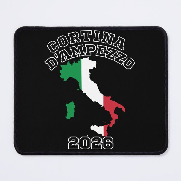 Item preview, Cortina D'Ampezzo Italy Flag Map 2026 designed and sold by legendaryskins.
