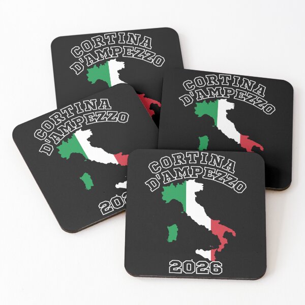Item preview, Cortina D'Ampezzo Italy Flag Map 2026 designed and sold by legendaryskins.