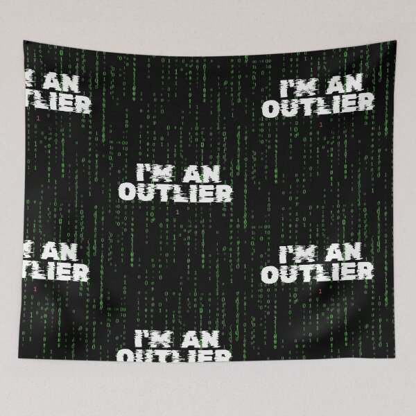 Item preview, Matrix BG I'm an Outlier  designed and sold by rebuZZ-Apparels-The Minimalistic Buzz.