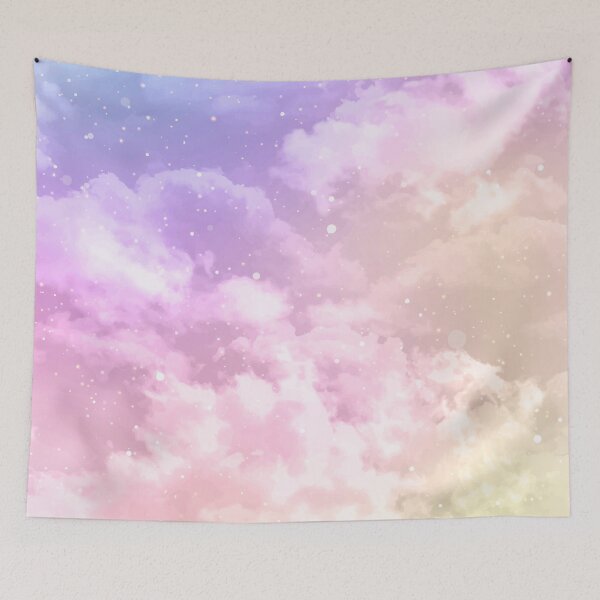 Aperçu de l'œuvre Rêve de nuages pastel, esthétique magique créée et vendue par Streetwear Clothing | Fit Life.