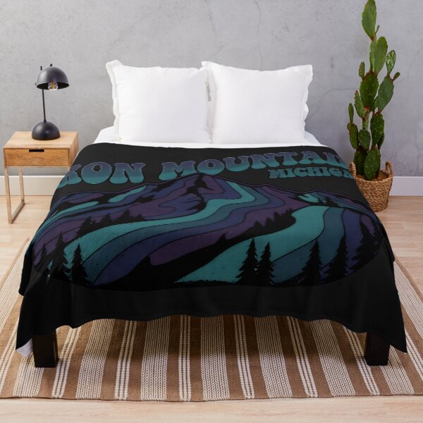 Item preview, Iron Mountain, Michigan Retro Mountain designed and sold by TheOldMittenIllustrated.