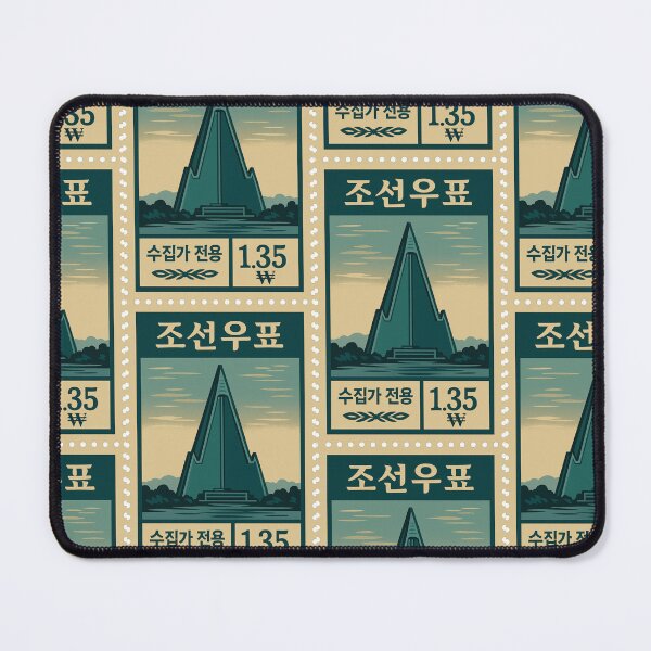 Item preview, Vintage North Korean Postage Stamp – Minimalist Retro Architectural Design designed and sold by Travellerz.