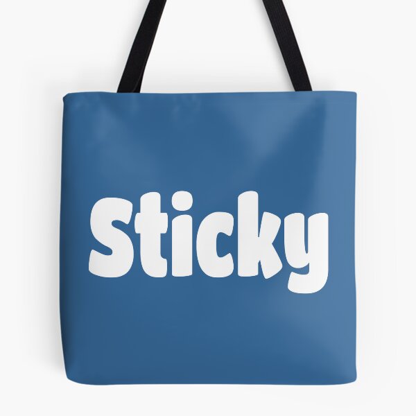 Item preview, Sticky (White Text) designed and sold by Flirty Merch.