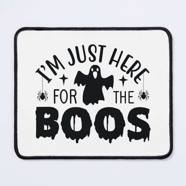 Item preview, I'm Just Here for the Boos - Funny Halloween Drinking Pun designed and sold by FuzionRaptor.