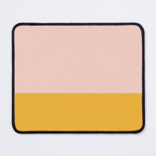 Item preview, Blush Pink and Mustard Yellow Minimalist Color Block 2 designed and sold by kierkegaard.