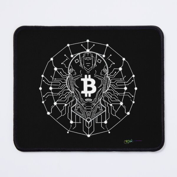Item preview, Bitcoin Network Mandala – Futuristic Crypto Commander Artwork designed and sold by Benito Del Ray.