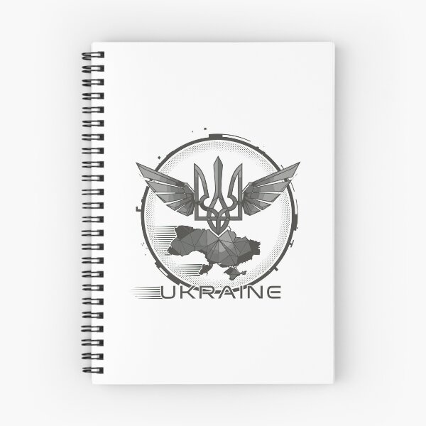 Item preview, Stylized Winged Ukrainian Trident and Map Emblem designed and sold by RGShirtWorks.