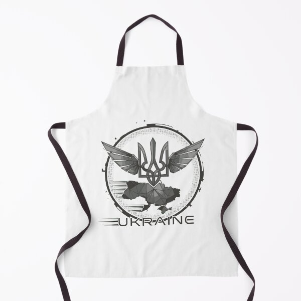 Item preview, Stylized Winged Ukrainian Trident and Map Emblem designed and sold by RGShirtWorks.