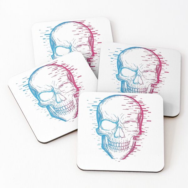 Item preview, Neon Skull – Glitch Dimension designed and sold by GlowAIDesigns.