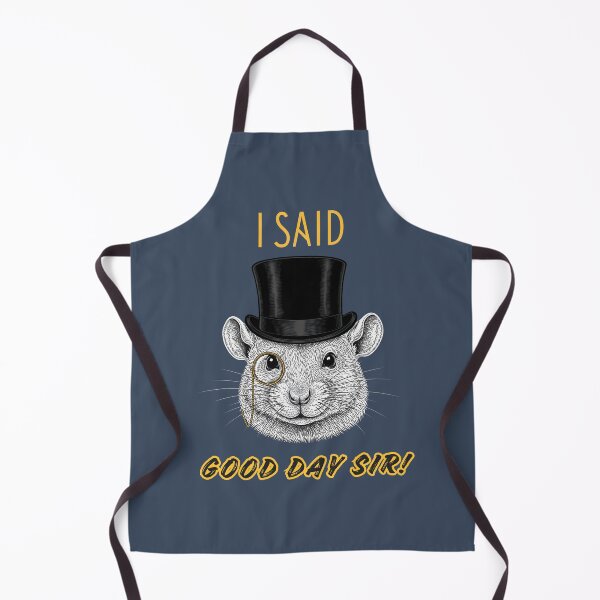 Item preview, I Said Good Day Sir! Fancy Rat in a Monocle and Top Hat designed and sold by Marsh & Lump.