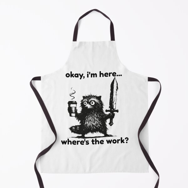 Item preview, Okay I'm Here Where's The Work designed and sold by SnorkleSupply.