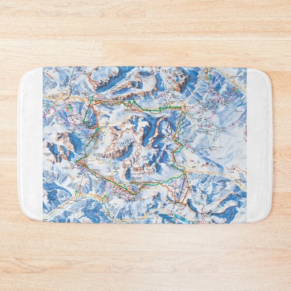Item preview, Sella Ronda Ski Map designed and sold by fungus50.