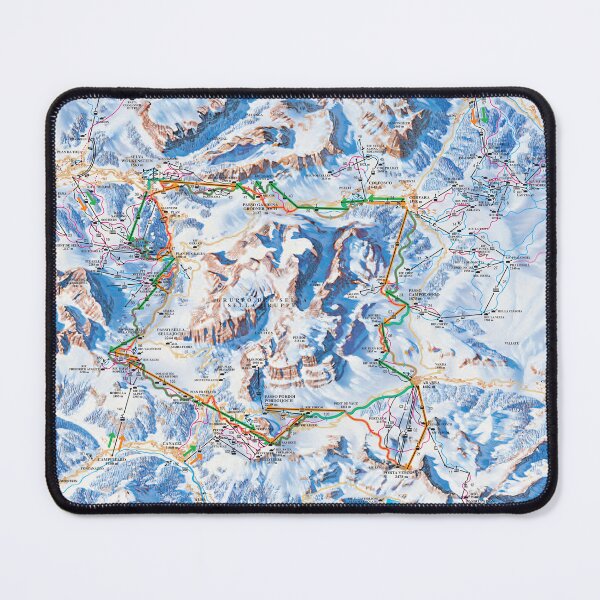 Item preview, Sella Ronda Ski Map designed and sold by fungus50.