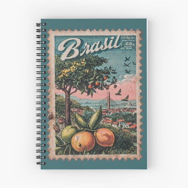 Item preview, Brasil Postal Stamp  designed and sold by Sketch-Shack.