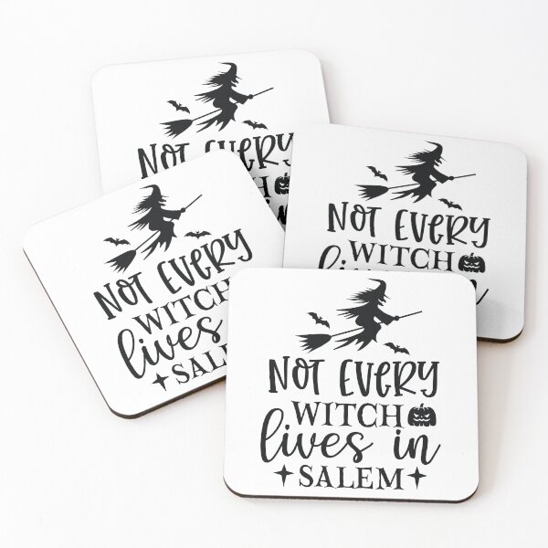 Item preview, Not Every Witch Lives in Salem - Funny Modern Witch Quote designed and sold by FuzionRaptor.