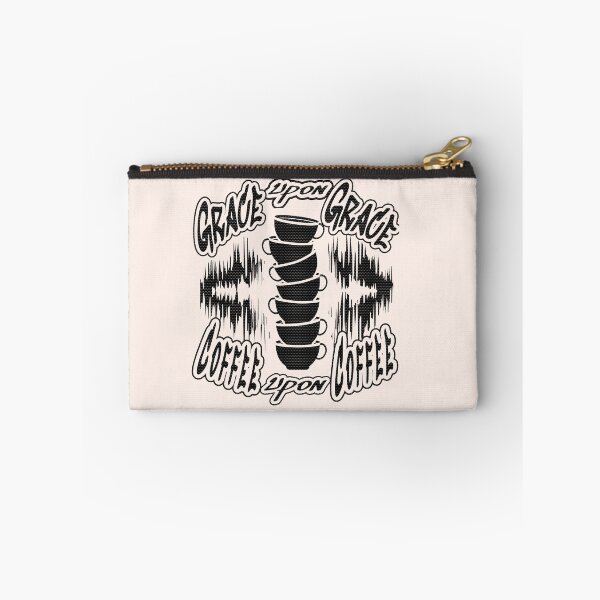 Item preview, Coffee upon Coffee - Modern Christian Abstract coffee cup Art – Grace Upon Grace Bible Verse John 1:16 | Black designed and sold by ZechJohnRB.