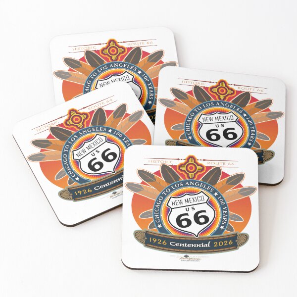 Item preview, Route 66 Centennial Feathered Circle New Mexico designed and sold by George Brudos.