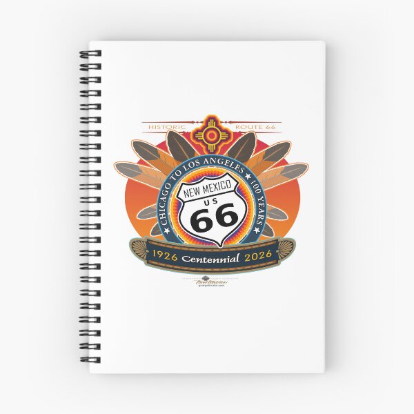 Item preview, Route 66 Centennial Feathered Circle New Mexico designed and sold by George Brudos.