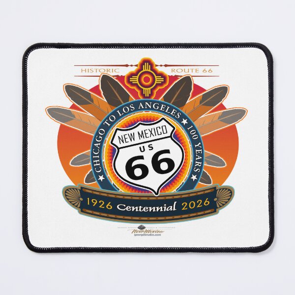 Item preview, Route 66 Centennial Feathered Circle New Mexico designed and sold by George Brudos.