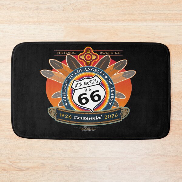 Item preview, Route 66 Centennial Feathered Circle New Mexico designed and sold by George Brudos.
