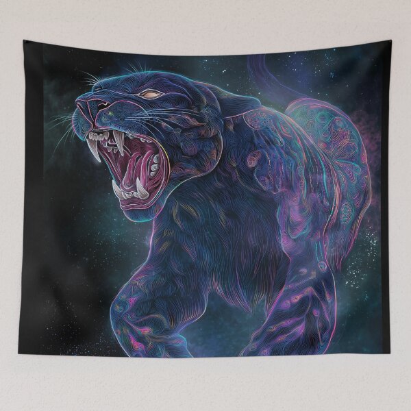Item preview, Cosmic Purple Panther designed and sold by MatrixTattoo.