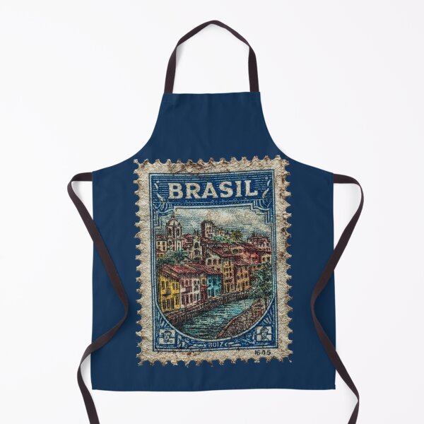 Item preview, Brasil Postal Stamp  designed and sold by Sketch-Shack.