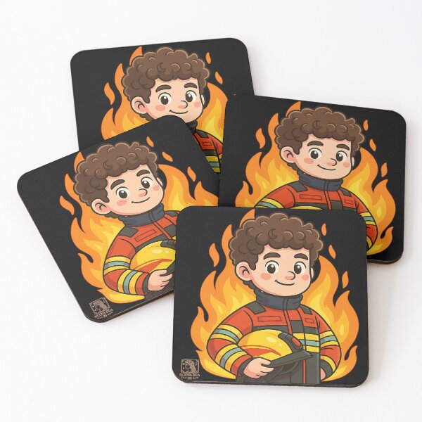Item preview, firefighter designed and sold by nuovaDea25.
