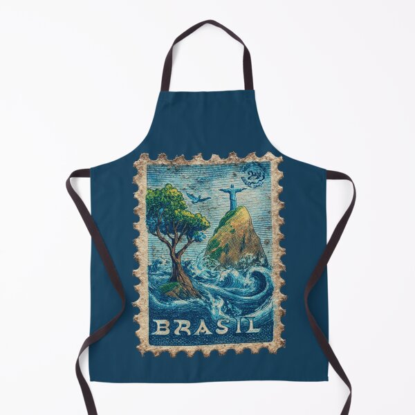 Item preview, Brasil Postal Stamp  designed and sold by Sketch-Shack.