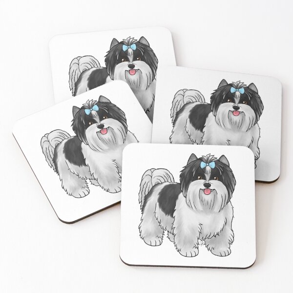 Item preview, Dog - Biewer Terrier - Black and White designed and sold by Jennifer Stolzer.