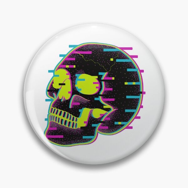 Item preview, Glitchy Skull designed and sold by SnorkleSupply.
