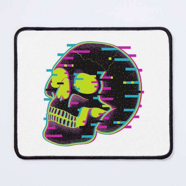 Item preview, Glitchy Skull designed and sold by SnorkleSupply.