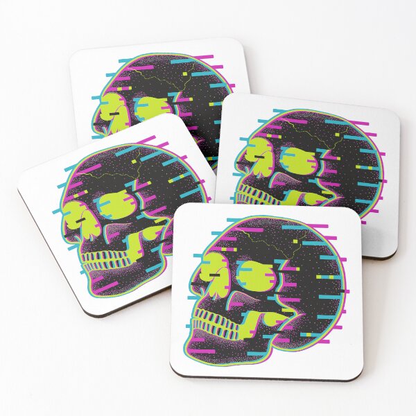 Item preview, Glitchy Skull designed and sold by SnorkleSupply.