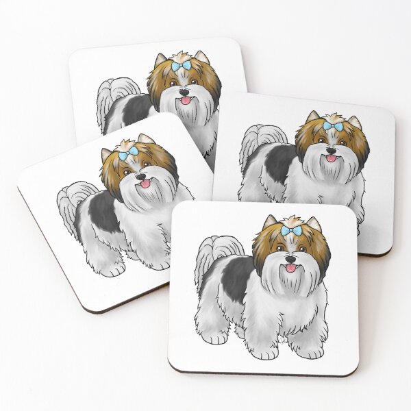 Item preview, Dog - Biewer Terrier - Tan designed and sold by Jennifer Stolzer.
