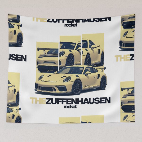Item preview, The Zuffenhausen Rocket – Car Poster Design designed and sold by Tidal Arts.